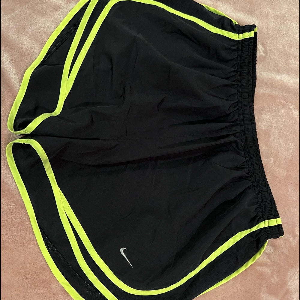 Black w/ Neon trim Nike Running Tempo Shorts